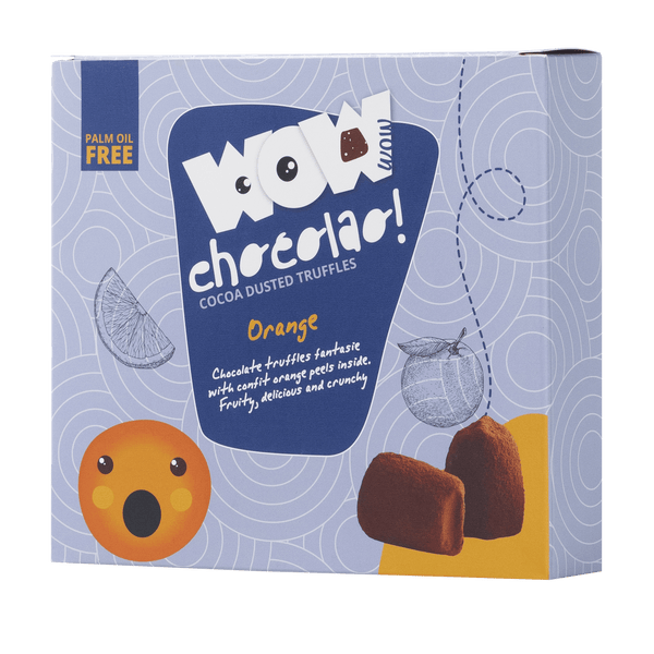 Boîte XL de truffes au chocolat écorce d'orange confite 250g | Chocolat agrumes