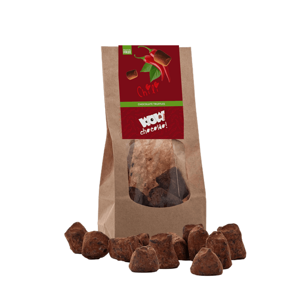 Truffes au chocolat piment - Sac biodégradable 130g