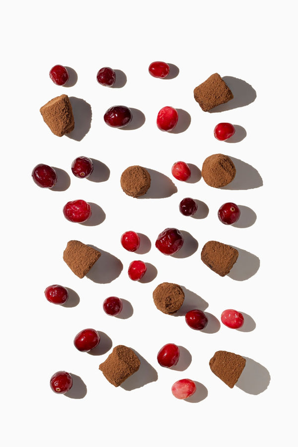 Truffes au chocolat aux canneberges - en vrac