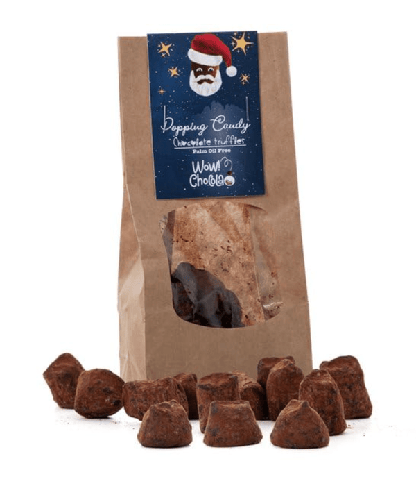 Truffes au chocolat avec bonbons pétillants - Édition Noël - Sac biodégradable 130g
