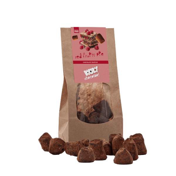 Truffes au chocolat tarte aux fruits rouges - Sac biodégradable 130g