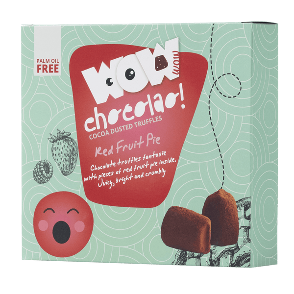 Boîte XL de truffes au chocolat tarte aux fruits rouges 250g | Chocolat dessert aux baies