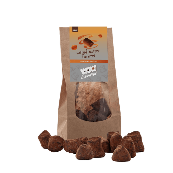 Truffes au chocolat caramel salé - Sacs biodégradables 130g