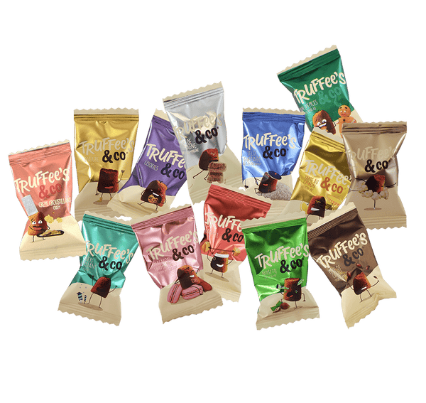 Truffes au chocolat Truffee's & Co - Emballées individuellement - Saveurs variées