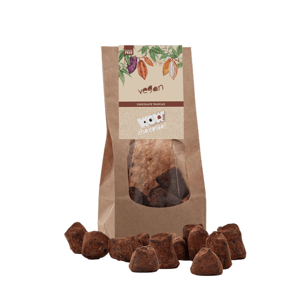 Truffes au chocolat végan - Sac biodégradable 130g