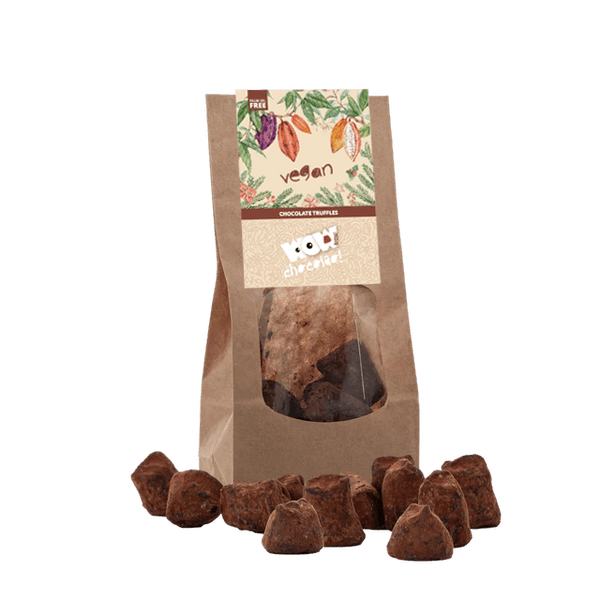 Truffes au chocolat véganes - Édition Noël - Sac biodégradable 130g