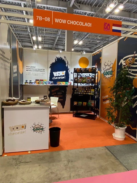 Chocolate truffles at ISM Japan 2024 - WOW Chocolao!