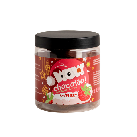 Truffes au chocolat nature - Édition Noël - Pot cadeau 130g