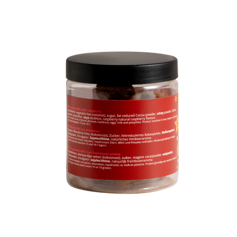 Truffes au chocolat nature - Édition Noël - Pot cadeau 130g