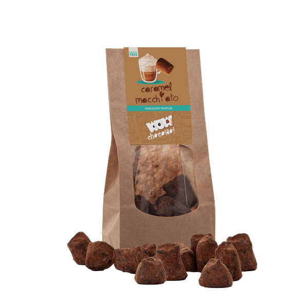 Truffes au chocolat caramel macchiato - Sac biodégradable 130g