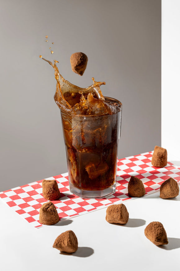 Fizzy Cola chocolate truffles - bulk - WOW Chocolao!