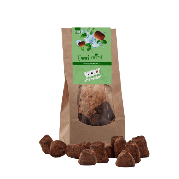 Truffes au chocolat à la menthe - Sac biodégradable 130g