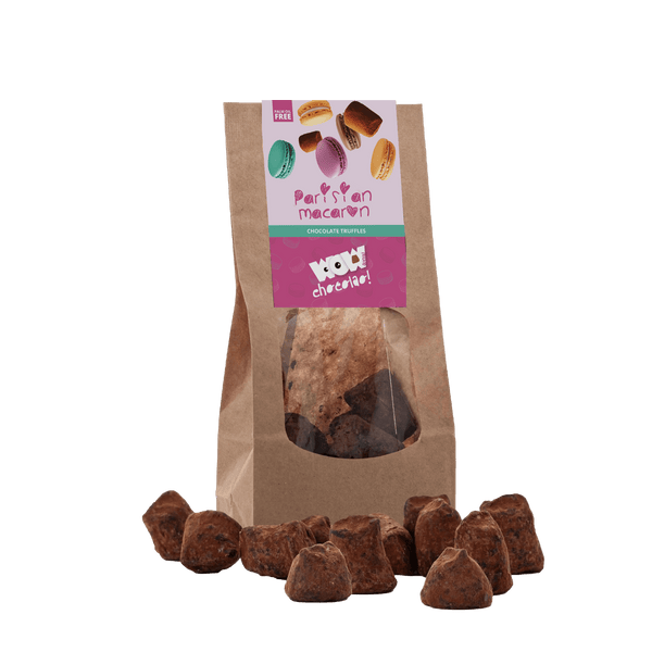 Truffes au chocolat macaron parisien - Sac biodégradable 130g