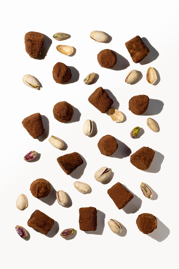Truffes au chocolat à la pistache - Vrac