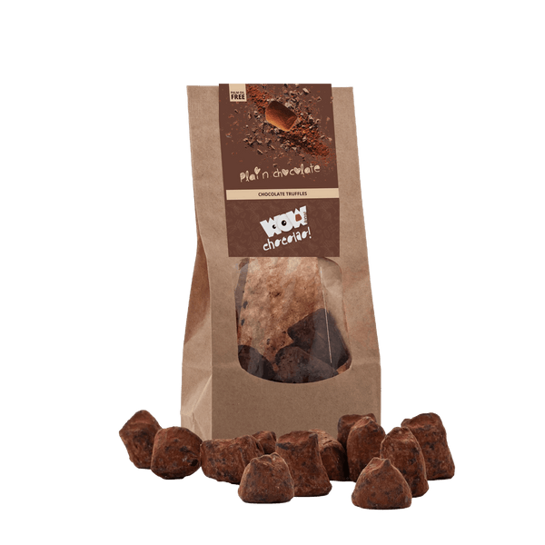 Truffes au chocolat nature - Sac biodégradable 130g
