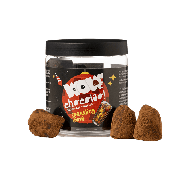 Truffes au Chocolat Cola Pétillant - Édition Nouvel An - Pot Cadeau 130g