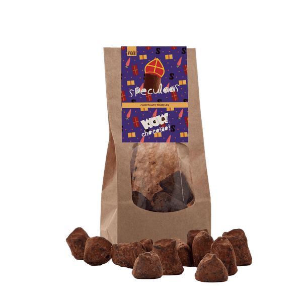 Truffes au chocolat Speculaas - Édition Sinterklaas - Sac biodégradable 130g