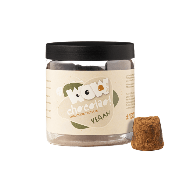Pot de Cadeau de Truffes au Chocolat Végan 130g | Chocolat Sans Produits Laitiers